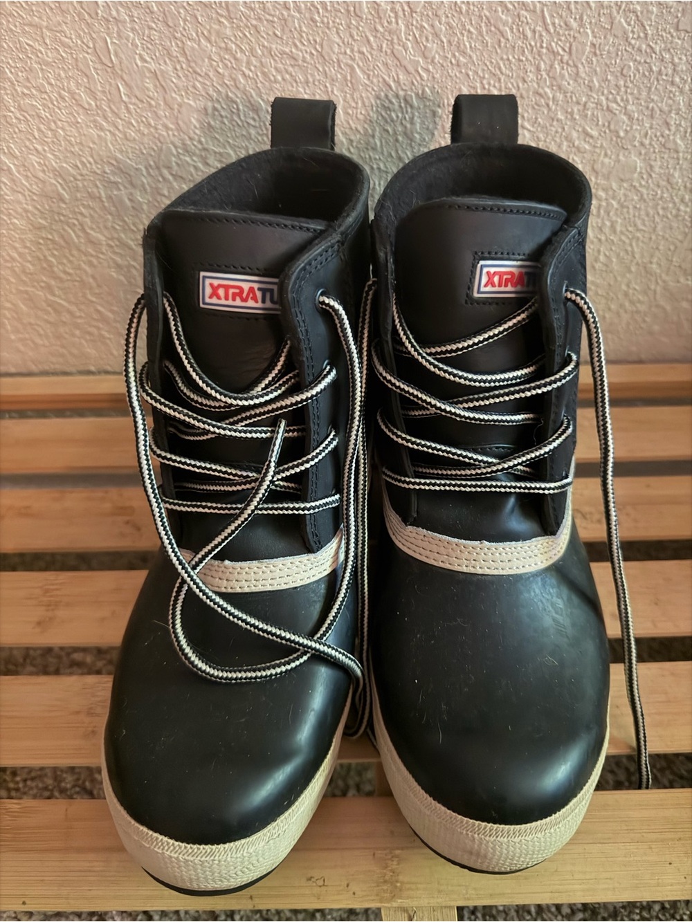 XTRATUF Women’s Waterproof Ankle Deck Boots Black Size 9